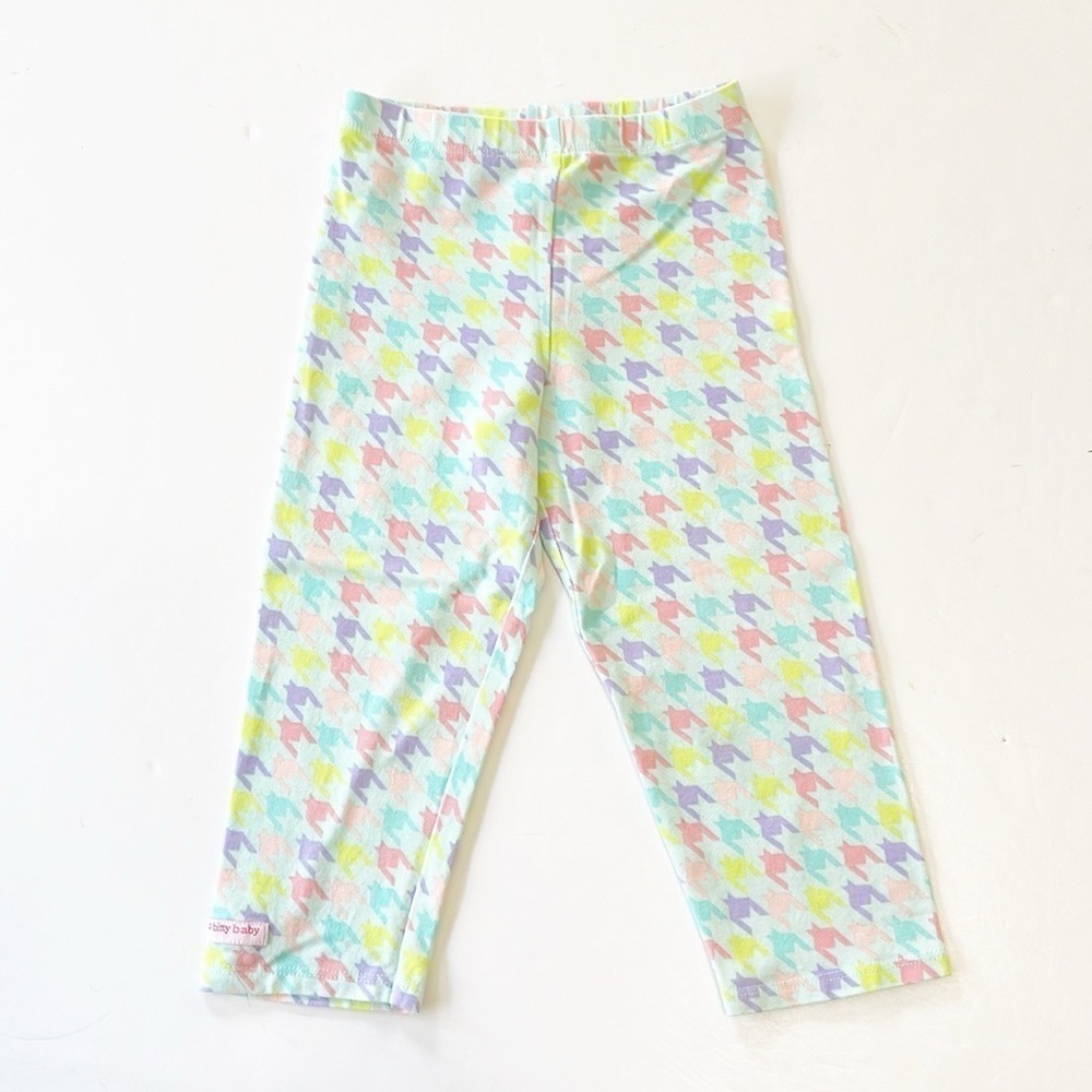Bitty Baby by American Girl multicolored houndstooth print leggings